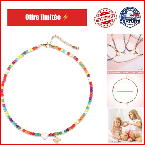 Collier perles colorées - de,