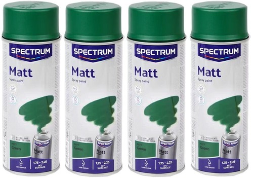 Lot bombes peinture vert - lot, mat
