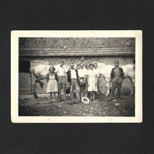 Mise en scène famille paysans