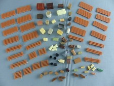 91pcs Lot Decor Ho 1/87 Cases Wooden Pallets Bags Barrels DIORAMA 141
