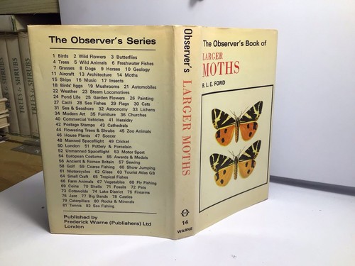 Observers book larger moths - book,