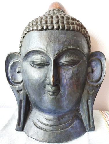 Statuette bouddha sculpté - statuette, bouddha,