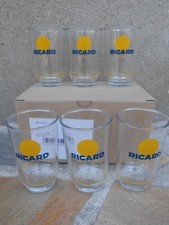 Service de 6 verres RICARD
