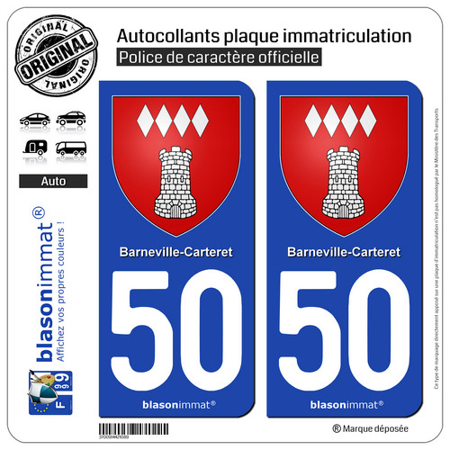 Sticker autocollant plaque - 2,