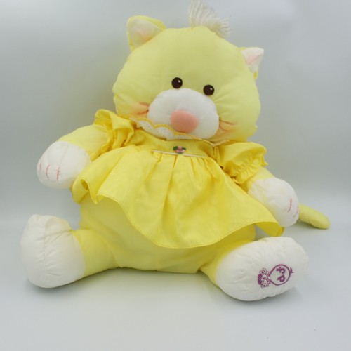Peluche puffalump chat jaune - peluche,