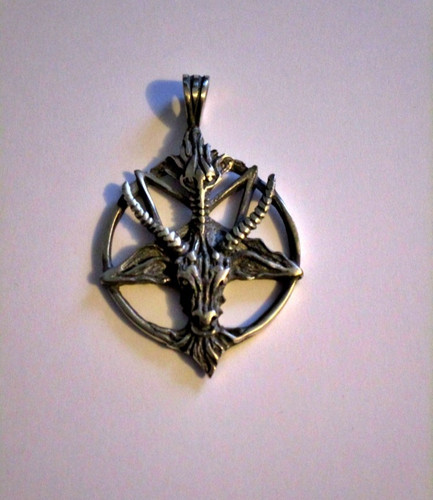 Pendentif baphomet pentagramme - pendentif,