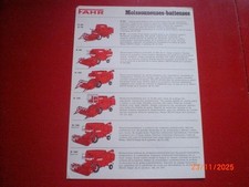 PROSPECTUS  PUBLICITAIRE  GAMME    MOISSONNEUSES    BATTEUSES    FAHR