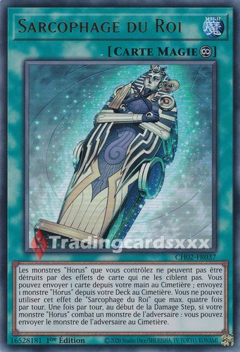 Sarcophage du roi - yu-gi-oh!,