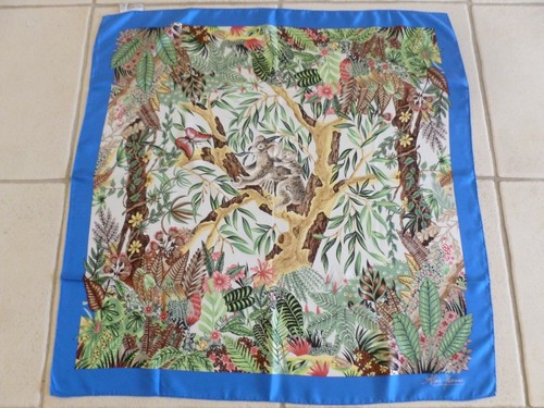 Foulard carre soie - soie, "