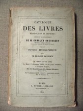 Catalogue vente LIVRES