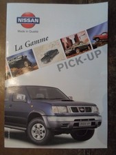 NISSAN PICK-UP RANGE 1998 French Mkt Brochure Depliant - Navara King Cab 4x4 4x2