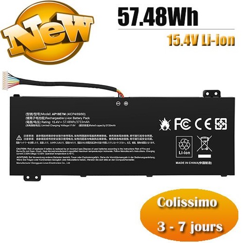 Ap18e7m batterie pour - pour, acer