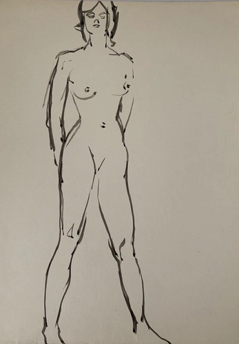 Très beau dessin - dessin, nu