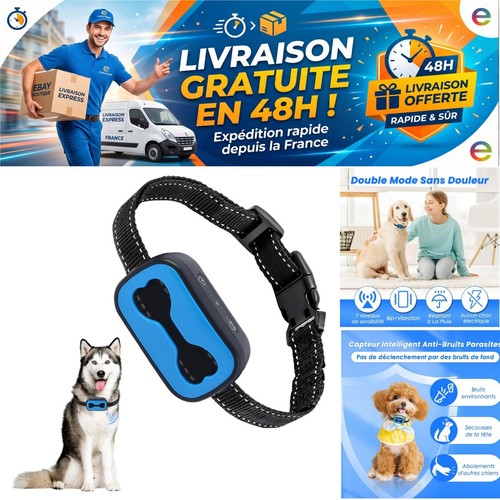 Collier anti aboiement chien - collier,