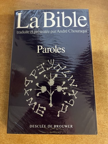 Bible paroles - (chouraqui),