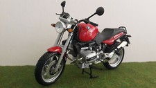 BMW R 1100 R Red Motorcycle 1/10 Scale Fabric MAISTO 31601 Miniature Collectible