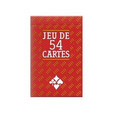 JEU DE 54 CARTES PLASTIFIEES -