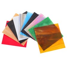  10 Pcs Verre Couleur Feuille