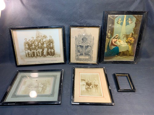 Lot anciens cadres photo - lot, 6