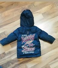 Veste hiver à capuche Benetton bleu pour garçon taille 74 NP49€ état neuf