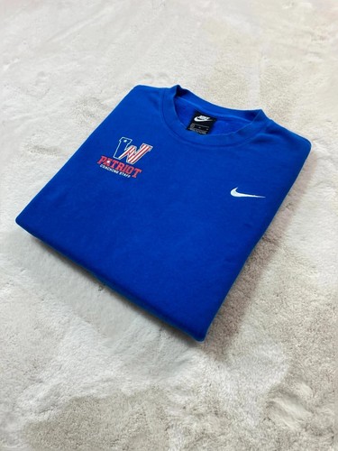Sweatshirt nike bleu vintage - sweatshirt,