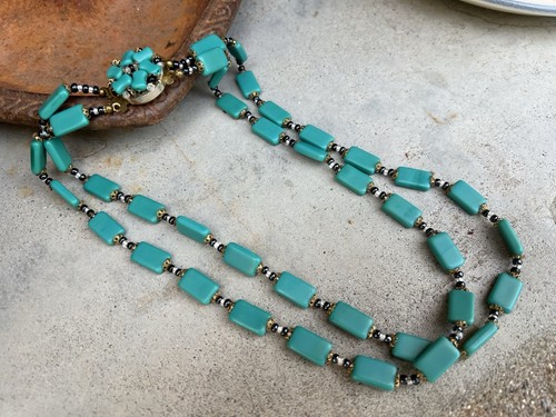 Collier ancien rangs perles - ancien,