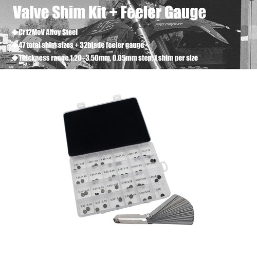 48mm kit cales soupapes - de,