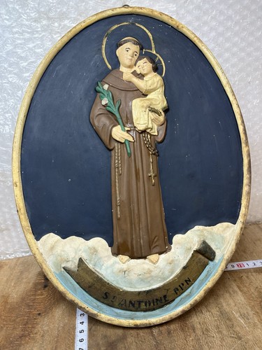 Fronton statue saint antoine - saint,