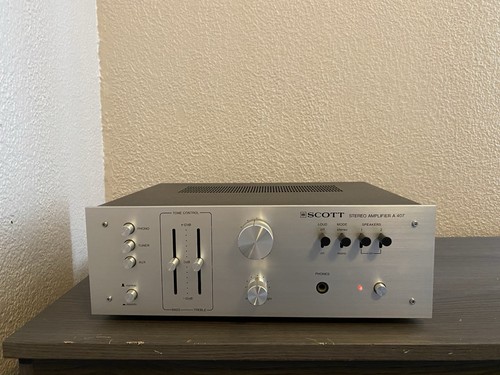 Scott 407 stereo amplifier - scott, a