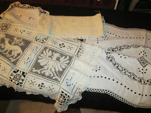 Lot napperons chemins de - lot,