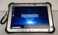 Panasonic Toughpad FZ-G1 MK5 i5 7th 2.60GHz 8G SSD Dual Touch Win10 Pro AC used