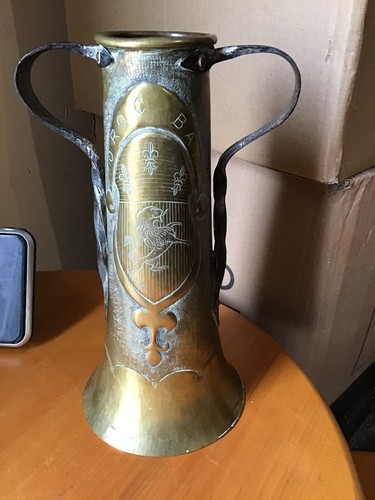 Vase cuivre art populaire - art,
