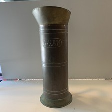 Antique Vintage 5-KAN Copper & Brass Umbrella Door Large Broc H. 51 cm