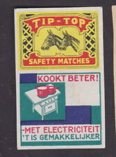 Antique Label Matches Belgium BN136344 Electric Cooker Advertising 