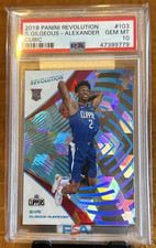2018 Panini Revolution #103 Shai Gilgeous-Alexander Cubic SP RC /50 PSA 10