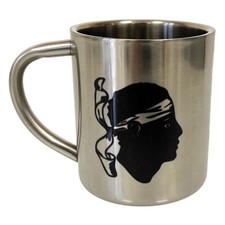 Tasse corse en inox double paroi  200 ml