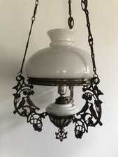 Superbe lustre à pétrole