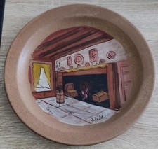 Assiette plate  Signée j.Paulet