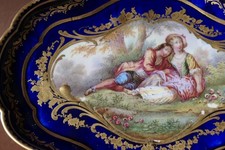 Vincennes Sèvres blue lapis porcelain Louis XV period mid 18th century