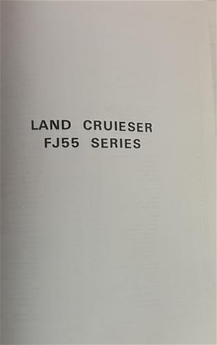 Toyota land cruiser fj55 - toyota,