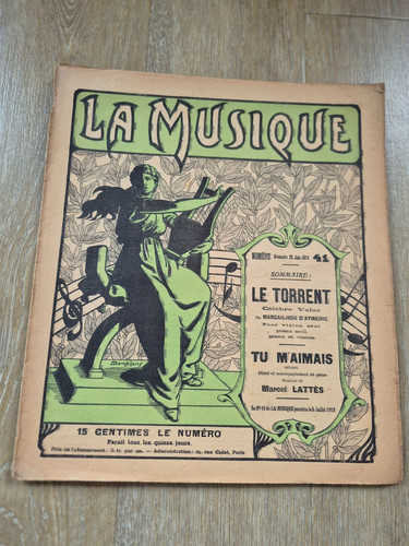 Ancien fascicule partitions - partitions, la