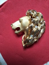 1 Belle Broche Tête De Lion