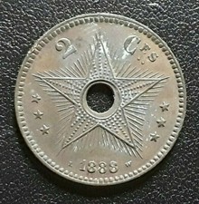 CONGO BELGE 2 Centimes  1888