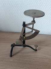 Antique Tinplate Letter Scale/Weighing 50g Worn Vintage 19th Century France