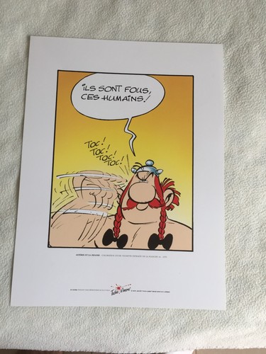 Sérigraphie astérix la - astérix, et