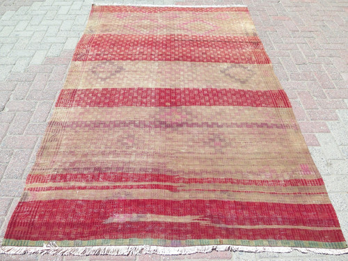 Tapis turc vintage couleur