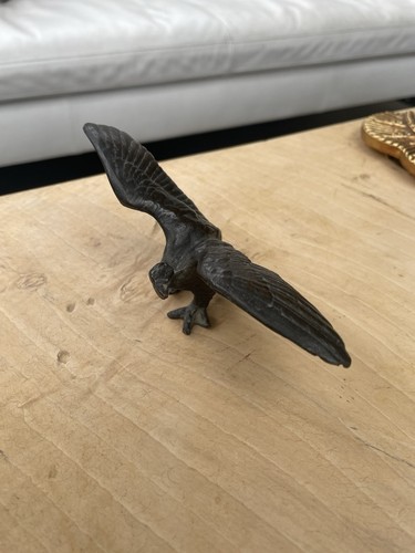 Ancien bronze animalier aigle - animalier,