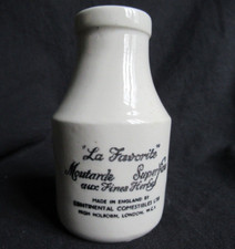 ANCIEN POT à MOUTARDE LA