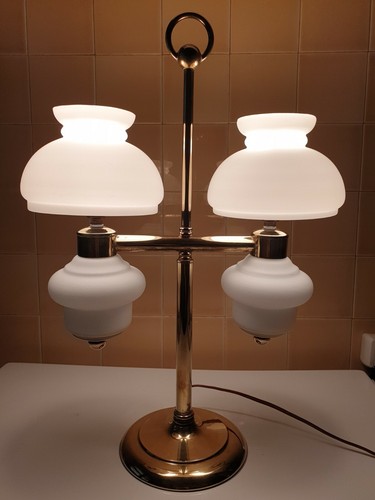 Lampe bureau table laiton - lampe,