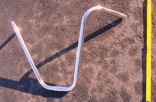 Guidon velo chopper highriser - guidon, "highriser